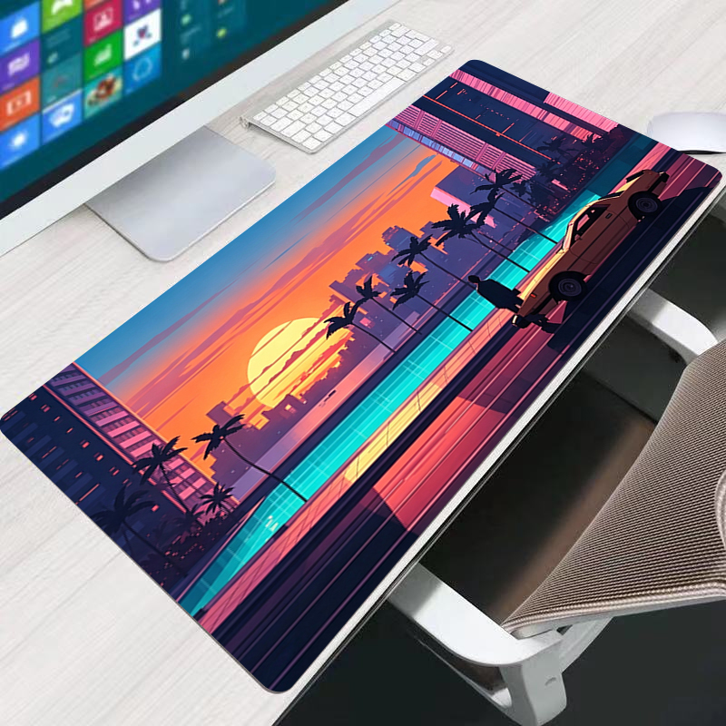 Retro Gaming Games - Colorful Mouse Pad HD Print Game