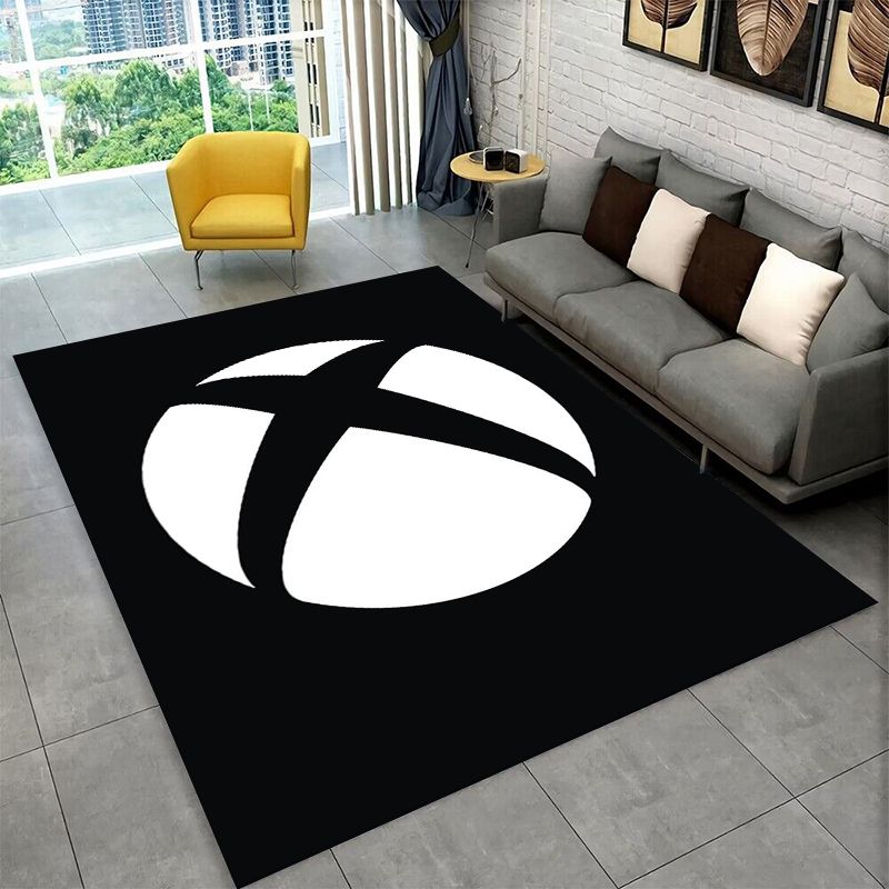 Retro Gaming Xbox - retro Xbox Gaming Gamer Logo Carpet
