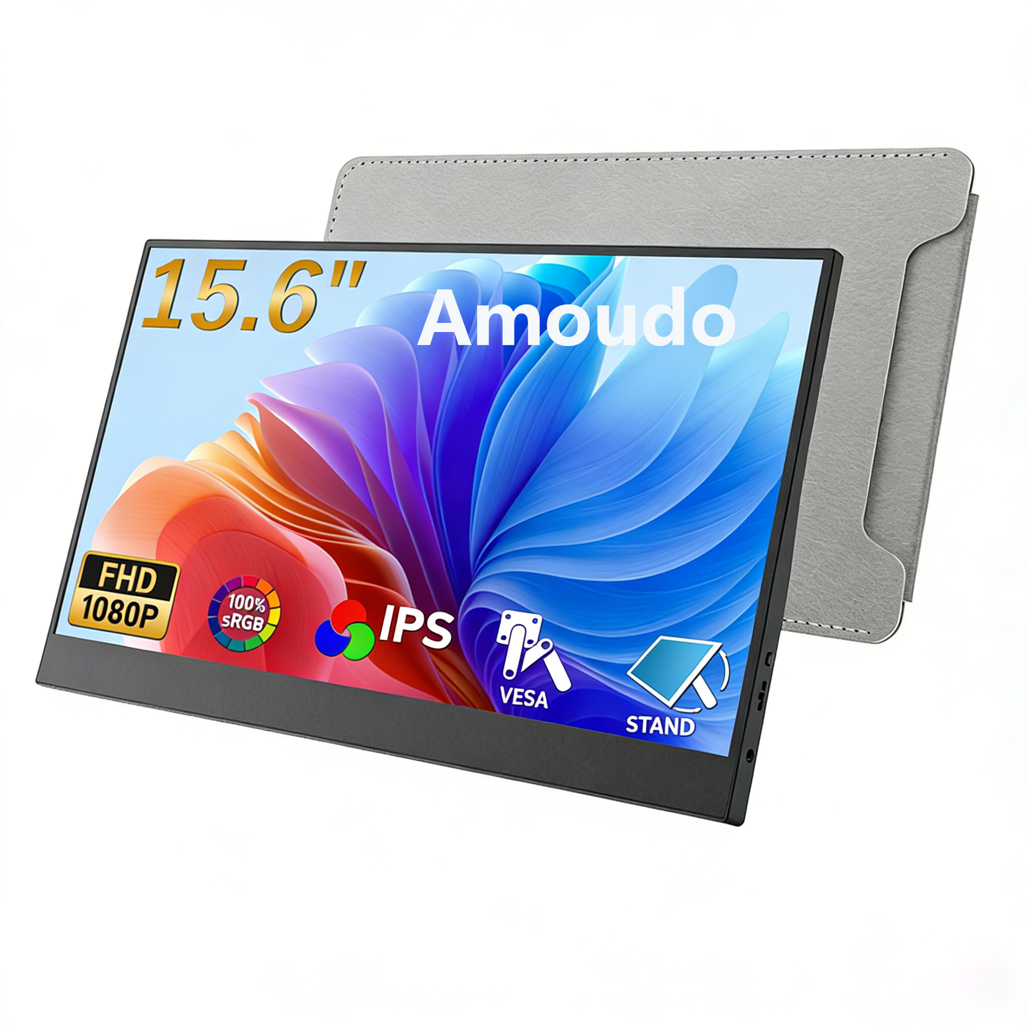 Crt Monitor Stand - Amoudo 15.6 Inch Portable Monitor 1920x1080P