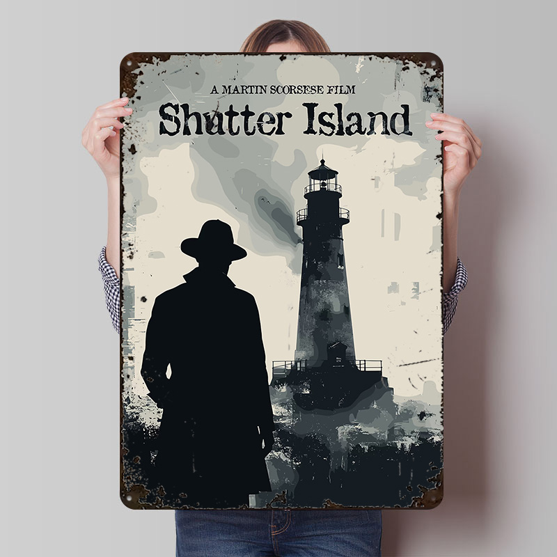 Retro Gaming Island - Shutter Island Movie Printed Poster Customized