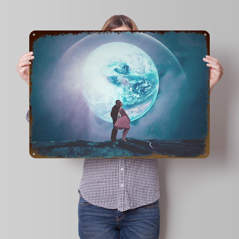 Retro Gaming Years - 2 Million Years Horizontal Tinplate Poster