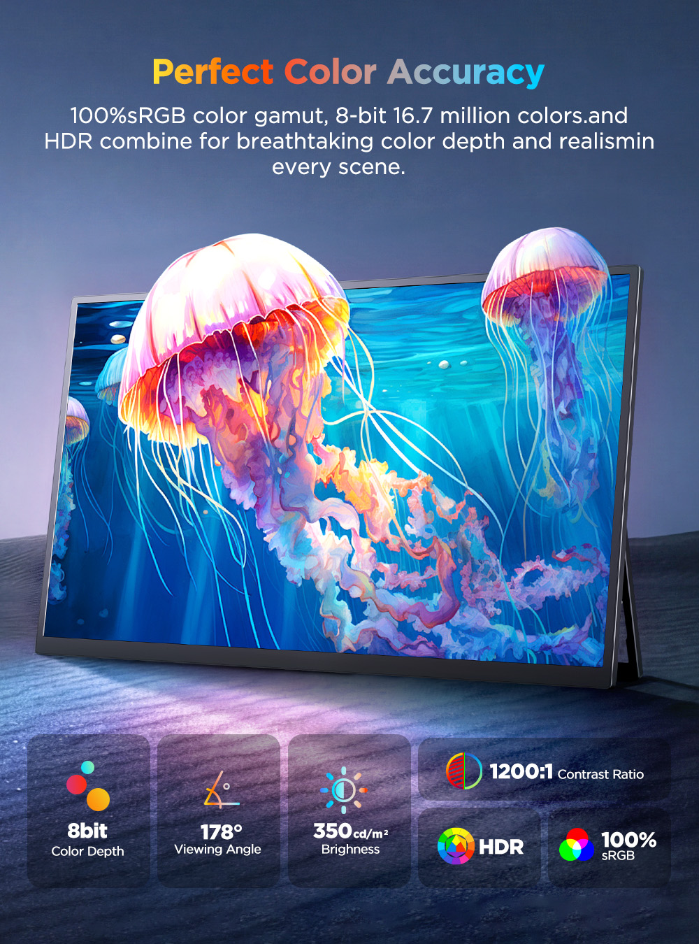 UPERFECT 15.7' 4K Touchscreen  - đánh giá và giá Crt Monitor Stand