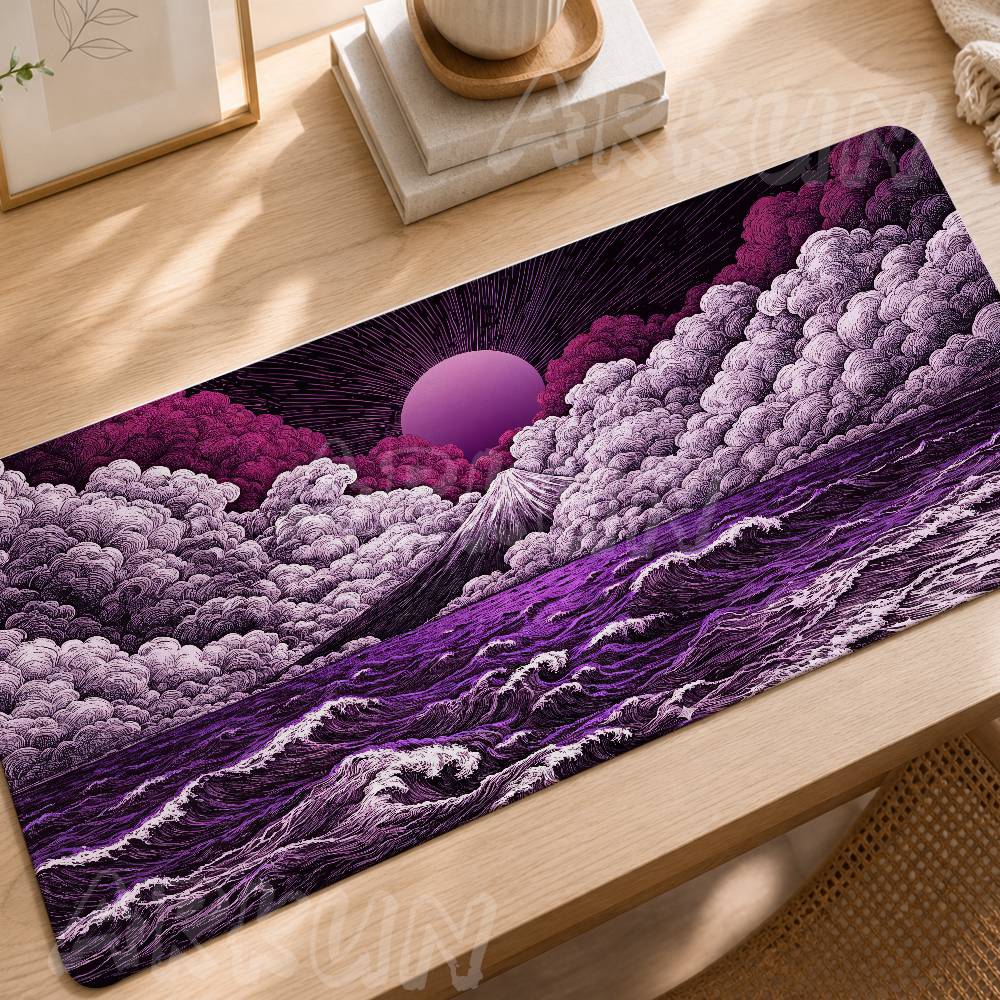 Purple Ukiyo-e Mount Fuji Ocea - đánh giá và giá Retro Pc Gaming