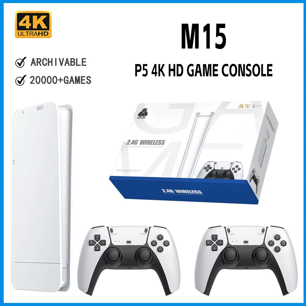 NEW M15 4K HD Game Console P5  - đánh giá và giá Retro Gaming Xbox