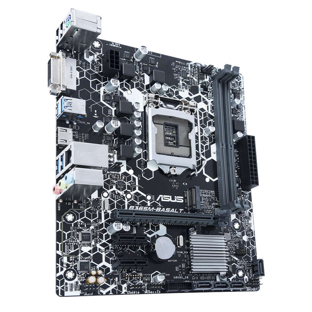 ASUS B365M-BASALT Motherboard  - đánh giá và giá Intel Cpu Core I9