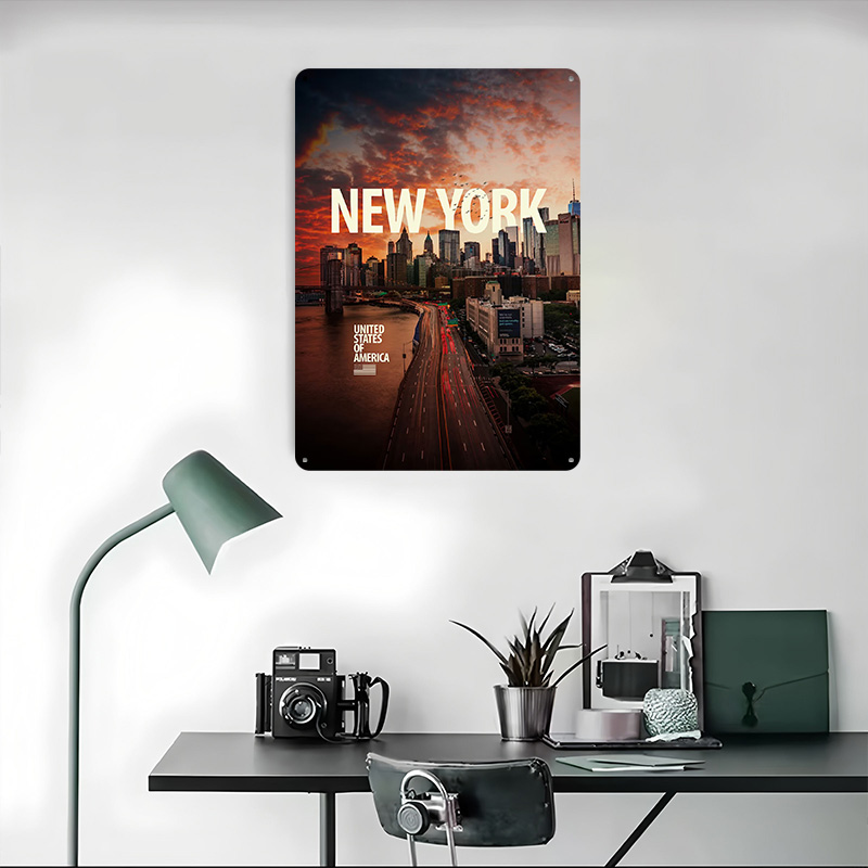New York City Skyline Printed  - đánh giá và giá Retro Gaming York