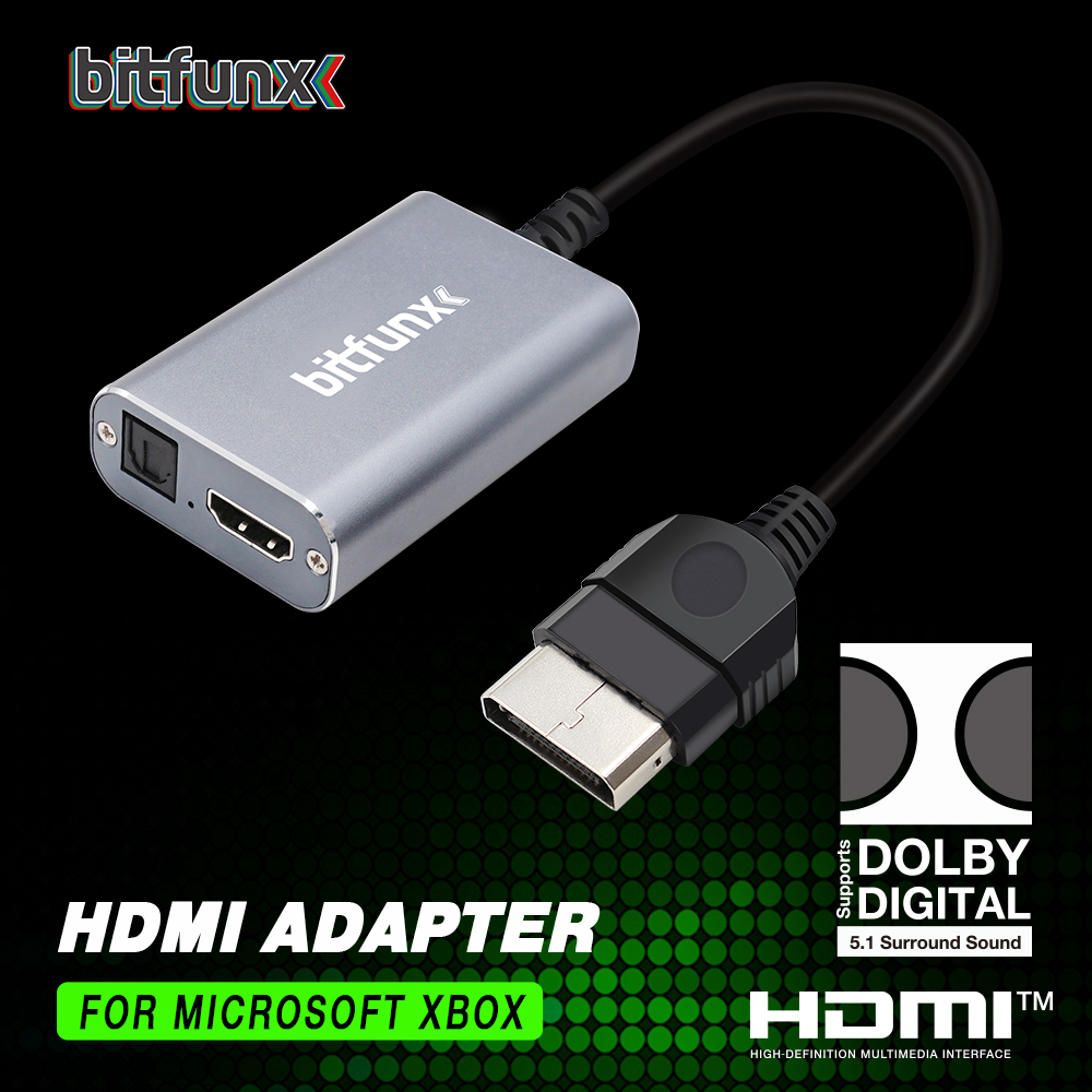 Bitfunx HDMI™ Adapter for XBOX - đánh giá và giá Retro Gaming Xbox