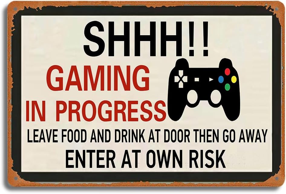 Retro Gaming Metal Tin Sign, S - đánh giá và giá Retro Gaming Games