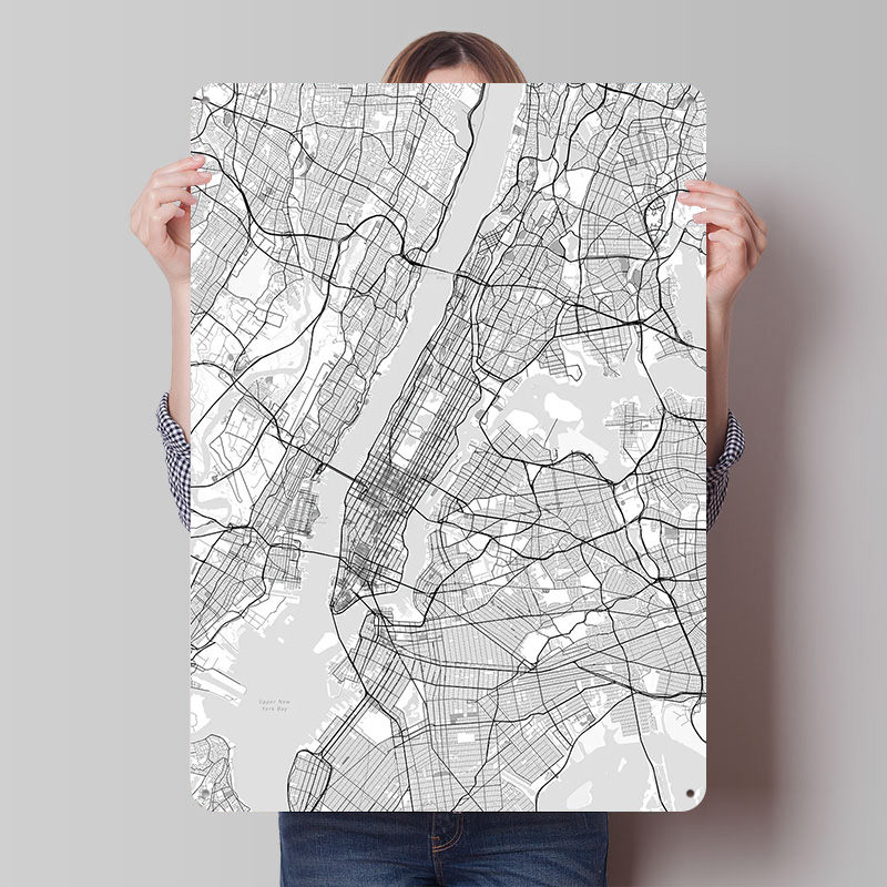New York City Map Printing Pos - đánh giá và giá Retro Gaming York