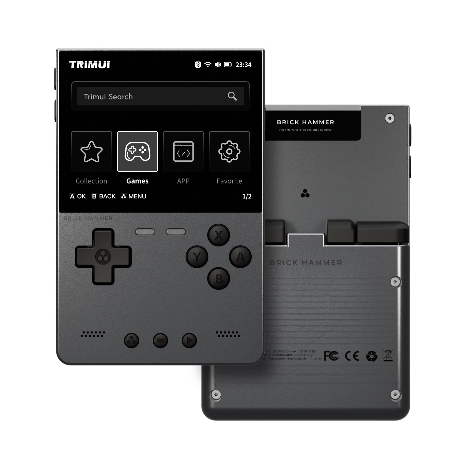 TRIMUI BRICK HAMMER Retro Hand - đánh giá và giá Retro Gaming Kiosk