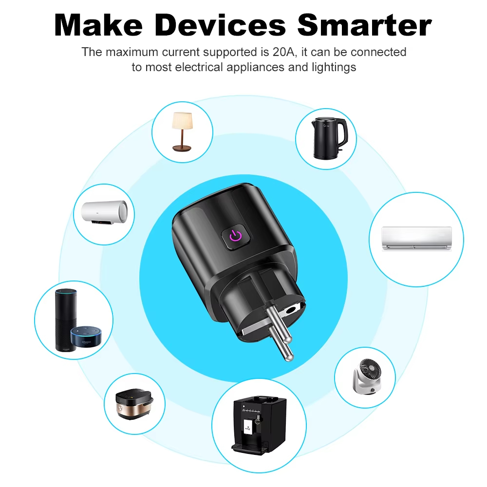 20A AC100-240V Wifi Smart Plug - đánh giá và giá Crt Monitor Stand