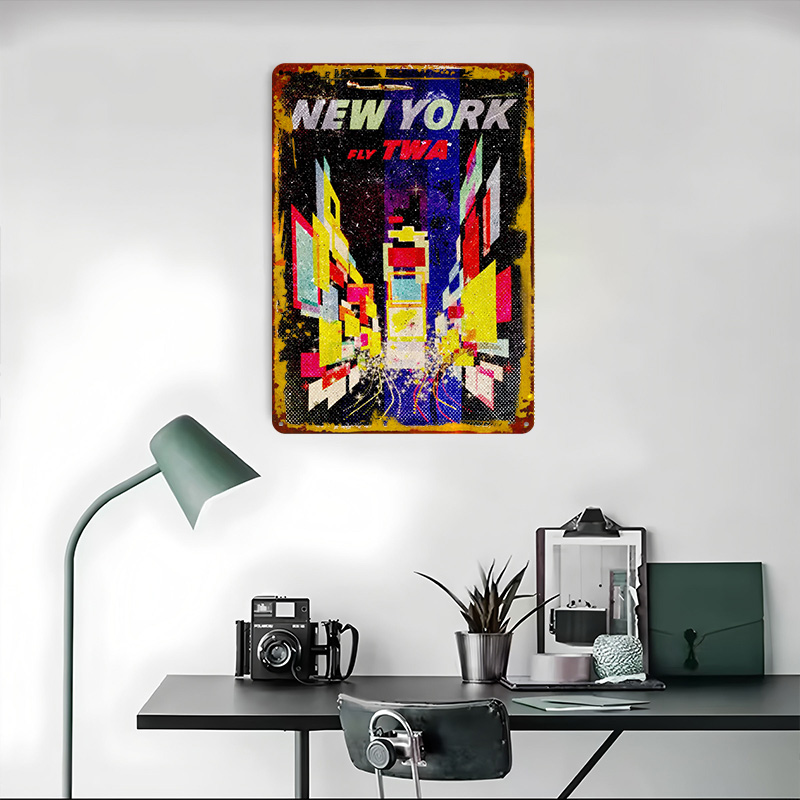 New York Fly TWA Tinplate Post - đánh giá và giá Retro Gaming York