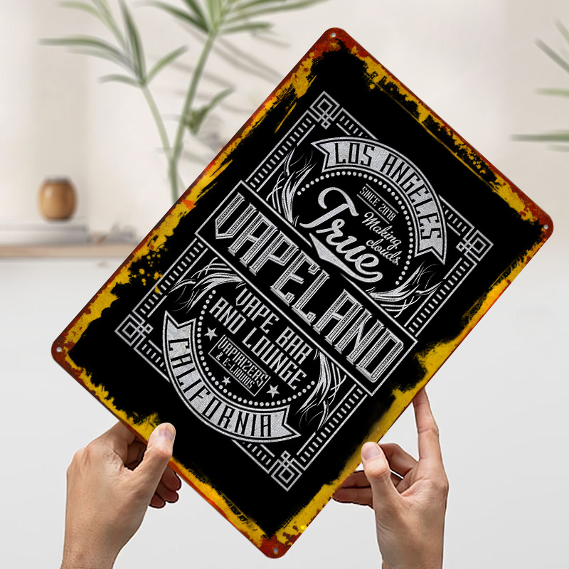 Vape Land Tinplate Posters Cus - đánh giá và giá Retro Gaming Island