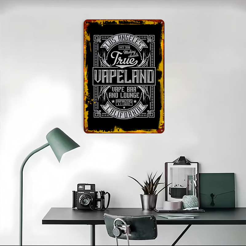 Vape Land Tinplate Posters Cus - đánh giá và giá Retro Gaming Island