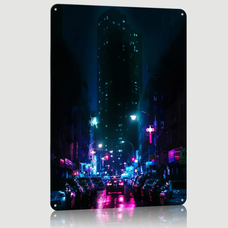 New York Alley Metal Poster Cu - đánh giá và giá Retro Gaming York
