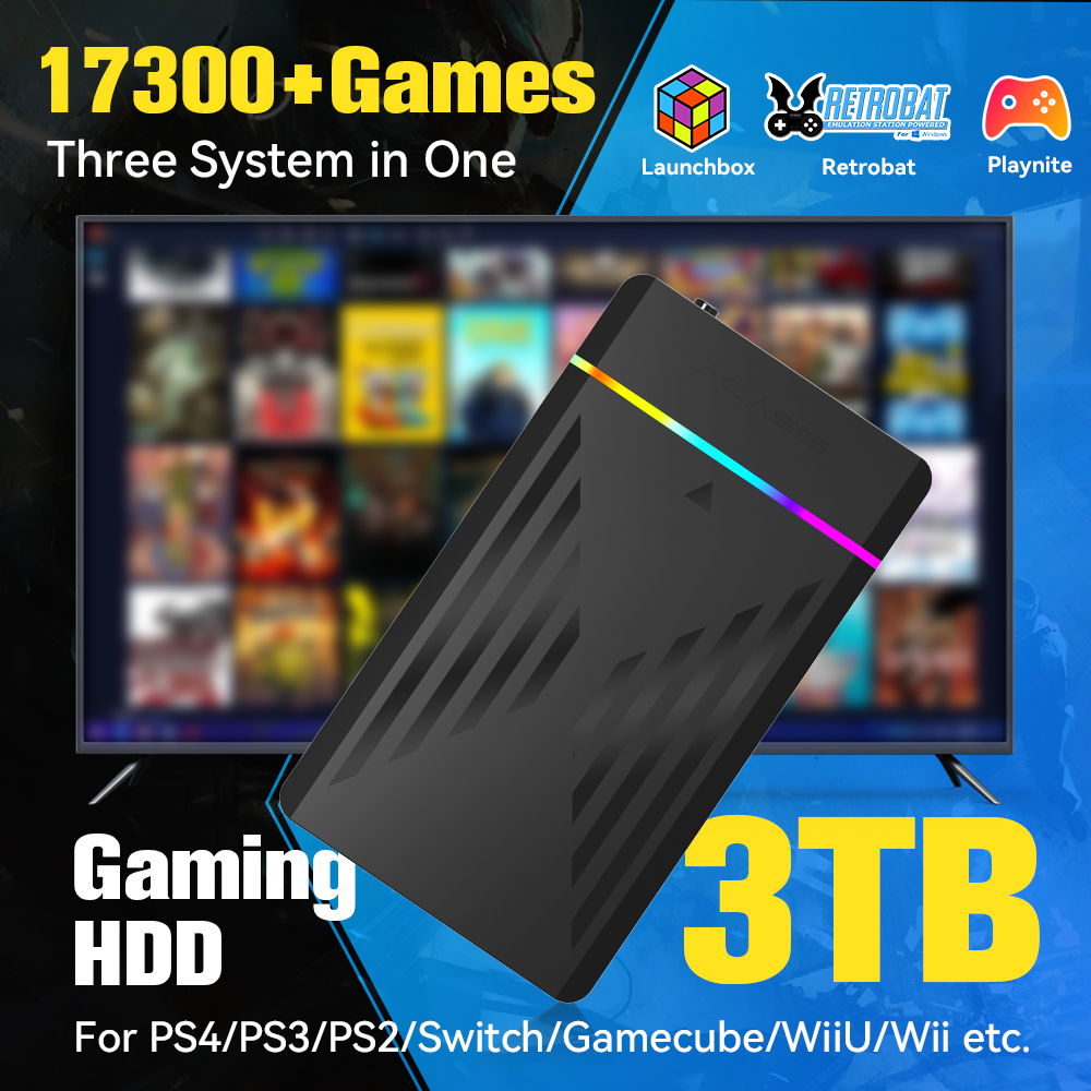 3TB Portable Gaming HDD Launch - đánh giá và giá Retro Gaming Kiosk