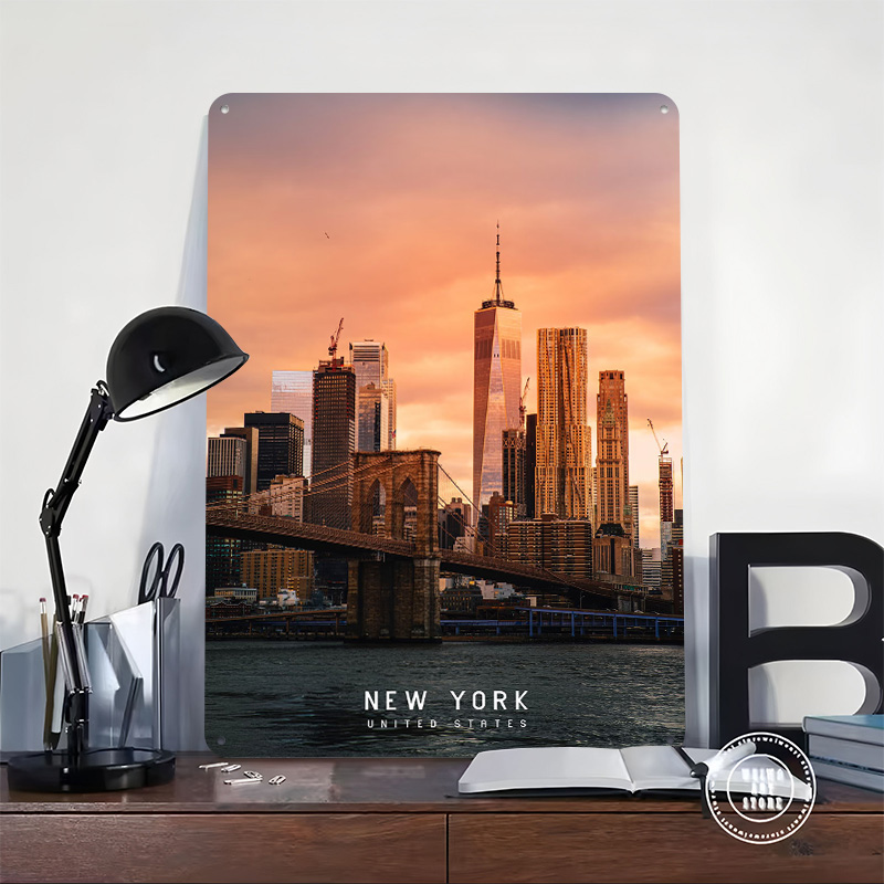 New York Tinplate Poster Custo - đánh giá và giá Retro Gaming York