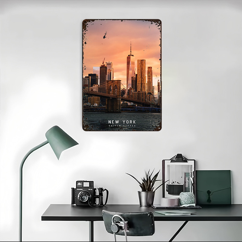 New York Tinplate Poster Custo - đánh giá và giá Retro Gaming York